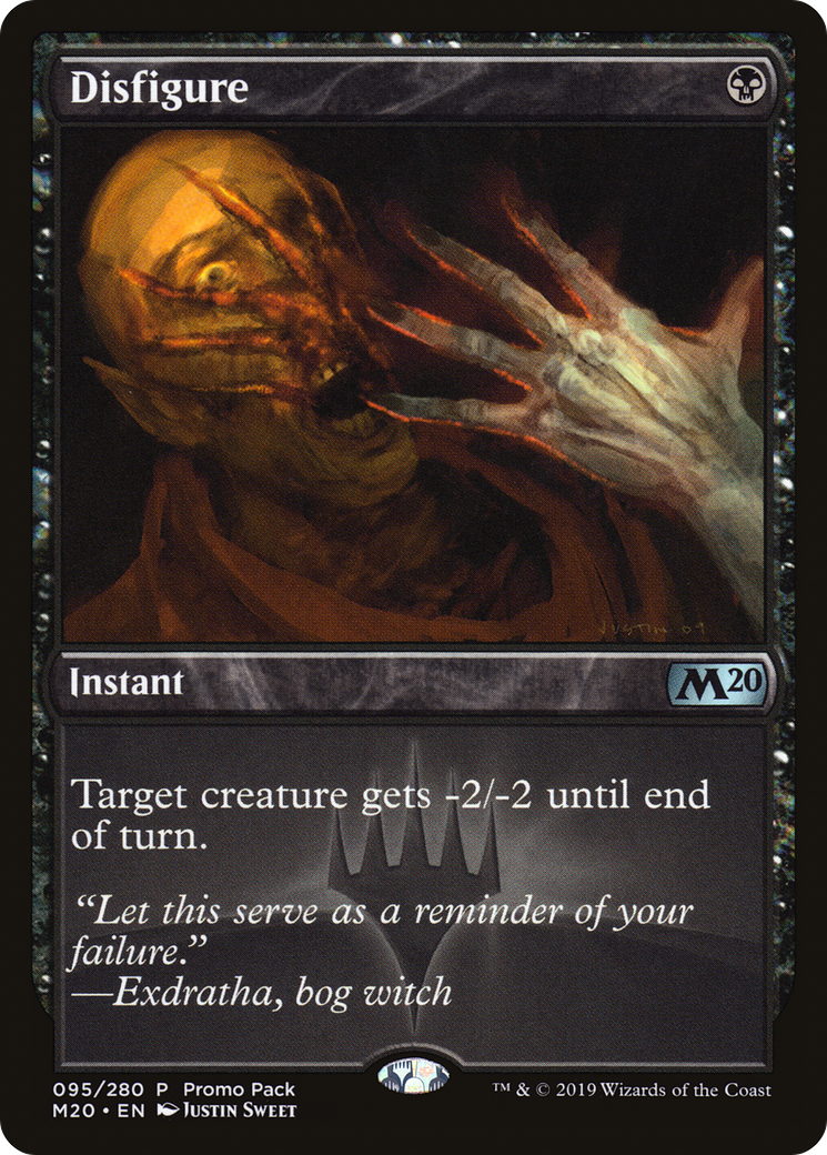 Disfigure (Promo Pack) [Core Set 2020 Promos] | Grognard Games