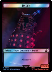 Dalek // Beast Double-Sided Token (Surge Foil) [Doctor Who Tokens] | Grognard Games