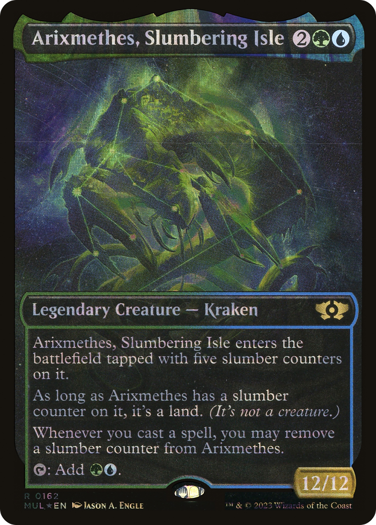 Arixmethes, Slumbering Isle (Halo Foil) [Multiverse Legends] | Grognard Games