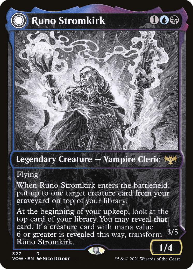 Runo Stromkirk // Krothuss, Lord of the Deep (Showcase Eternal Night) [Innistrad: Crimson Vow] | Grognard Games