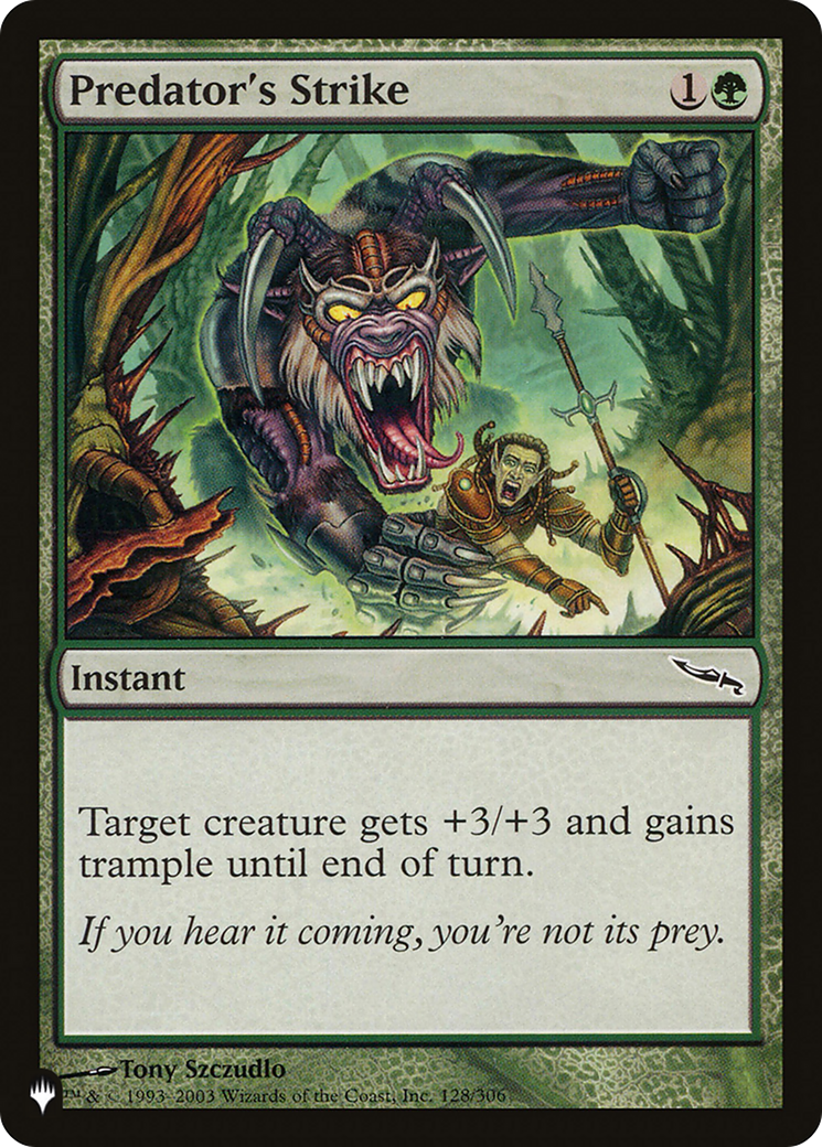 Predator's Strike [The List] | Grognard Games