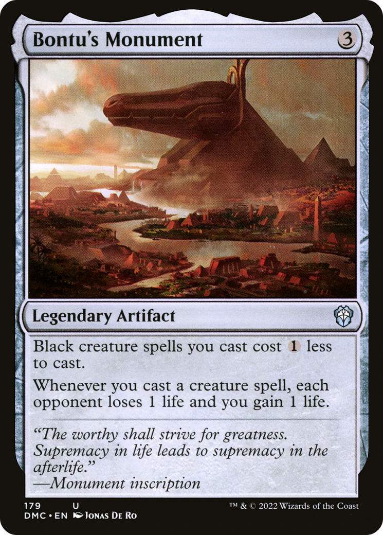 Bontu's Monument [Dominaria United Commander] | Grognard Games