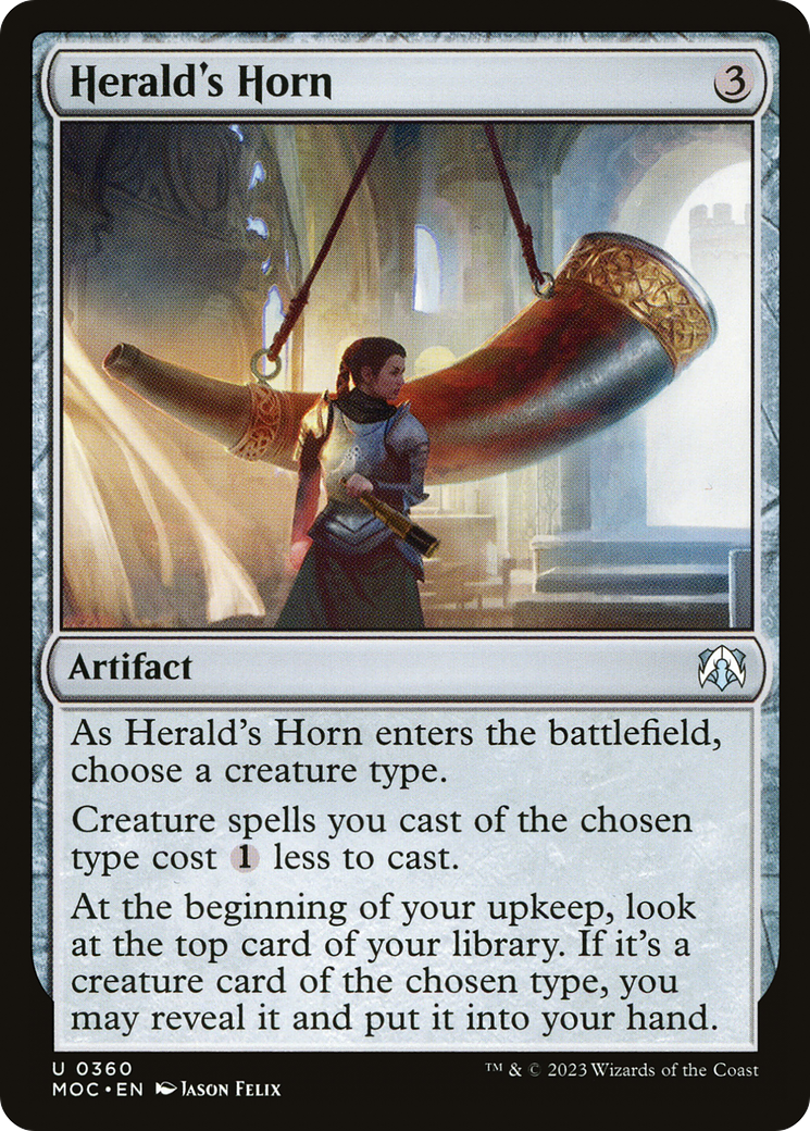 Herald's Horn [March of the Machine Commander] | Grognard Games