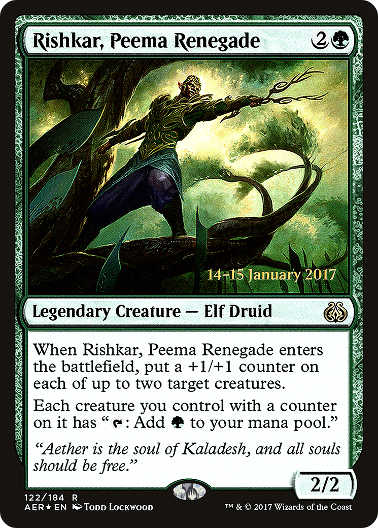 Rishkar, Peema Renegade [Aether Revolt Prerelease Promos] | Grognard Games