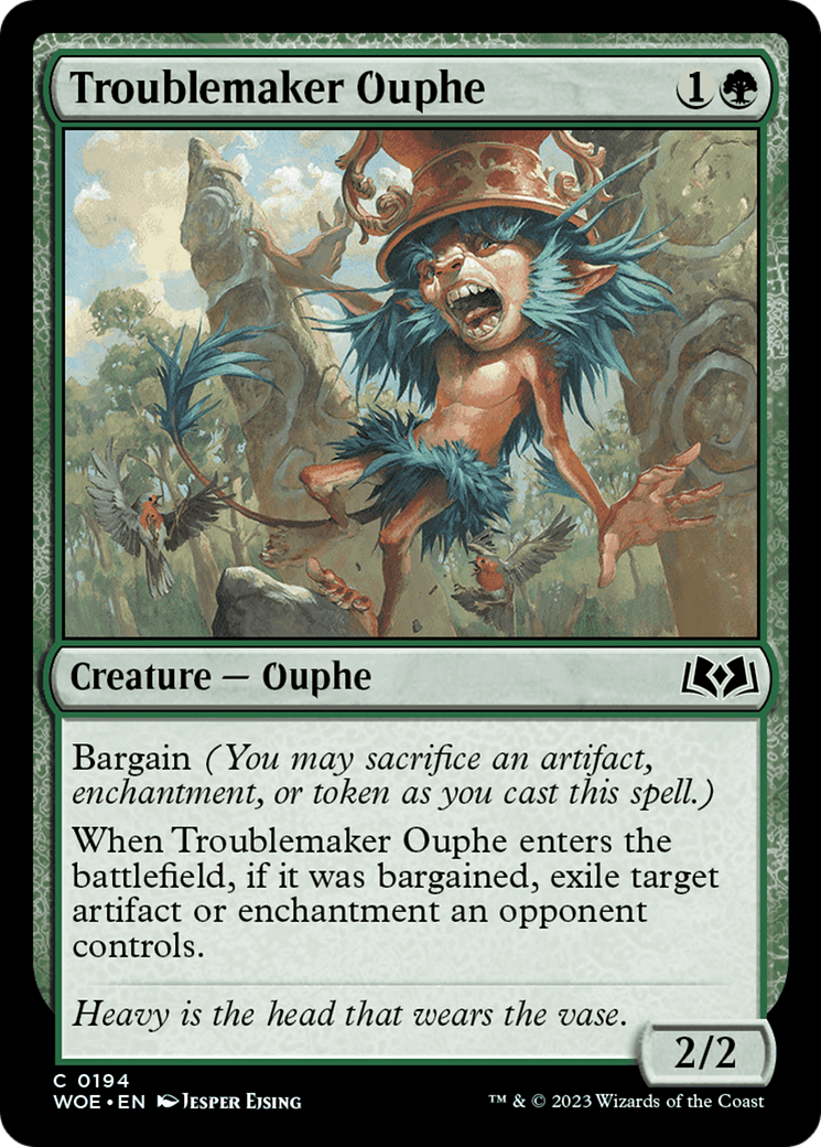 Troublemaker Ouphe [Wilds of Eldraine] | Grognard Games