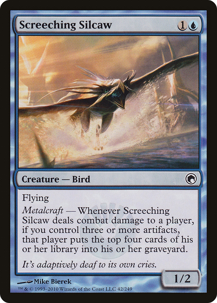 Screeching Silcaw [Scars of Mirrodin] | Grognard Games