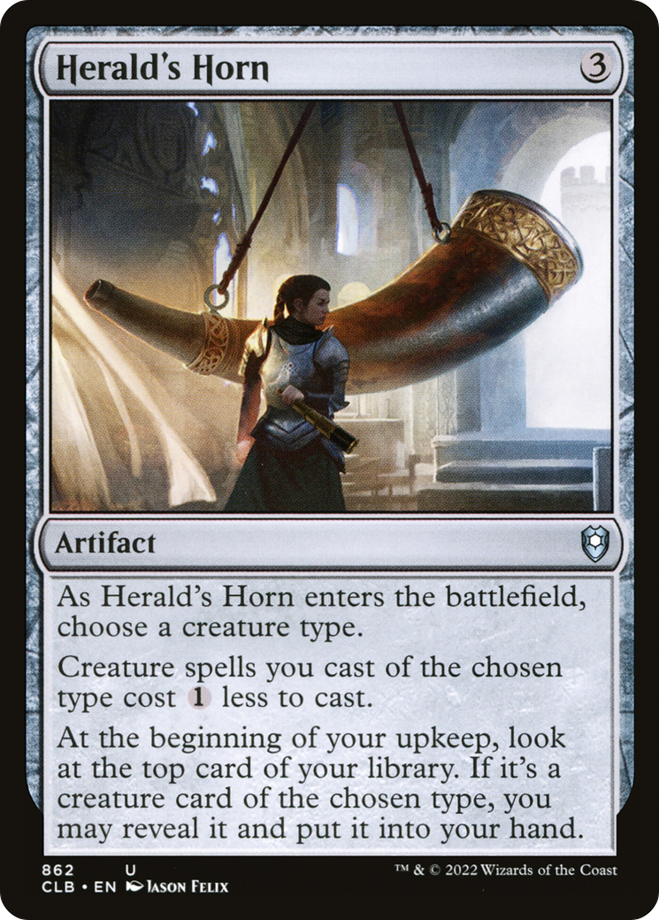 Herald's Horn [Commander Legends: Battle for Baldur's Gate] | Grognard Games
