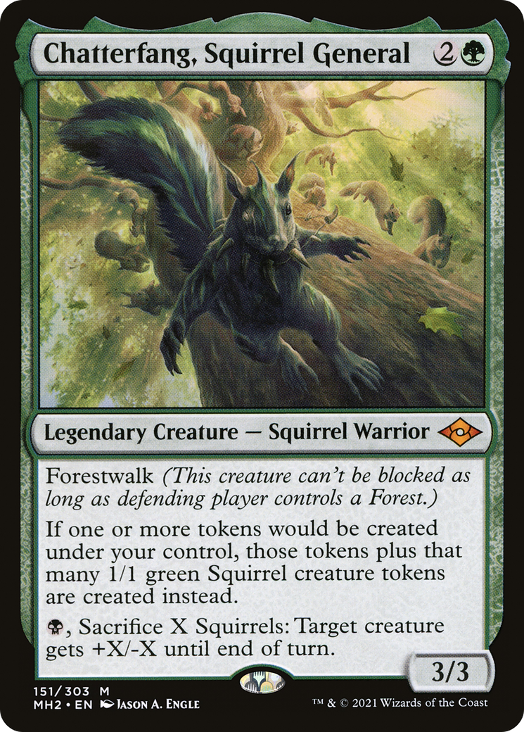 Chatterfang, Squirrel General [Modern Horizons 2] | Grognard Games