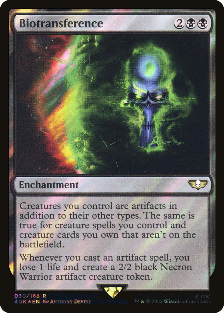 Biotransference (Surge Foil) [Universes Beyond: Warhammer 40,000] | Grognard Games