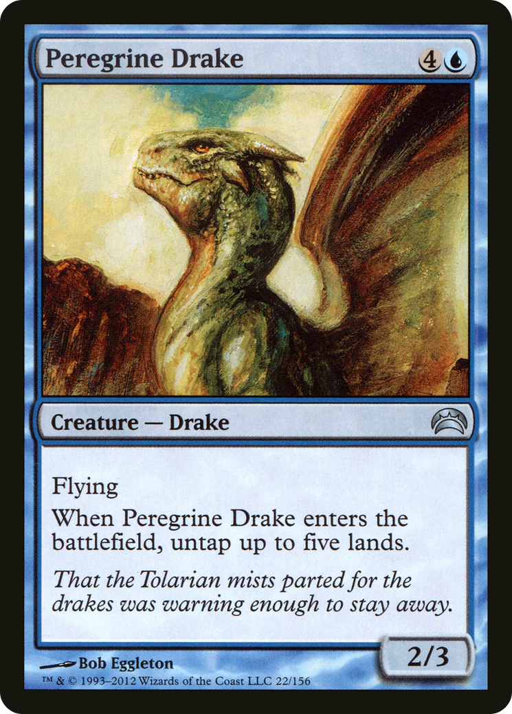 Peregrine Drake (PC2-022) - Planechase 2012 Foil | Grognard Games