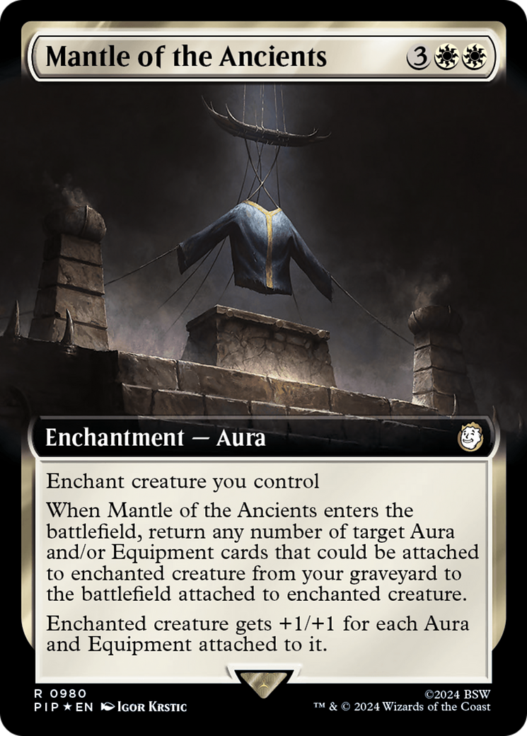 Mantle of the Ancients (Extended Art) (Surge Foil) [Fallout] | Grognard Games