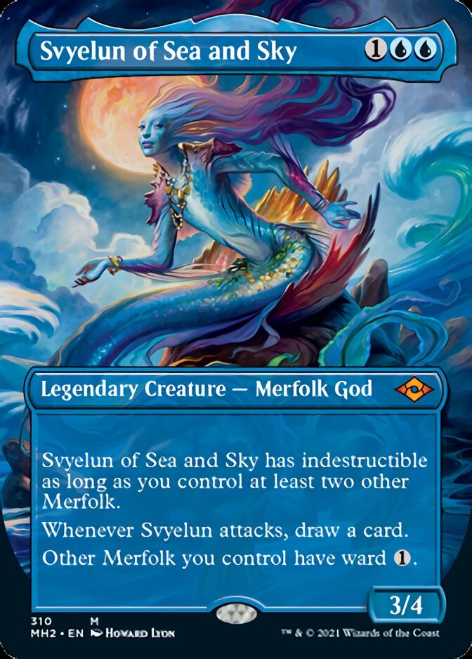 Svyelun of Sea and Sky (Borderless Alternate Art) [Modern Horizons 2] | Grognard Games