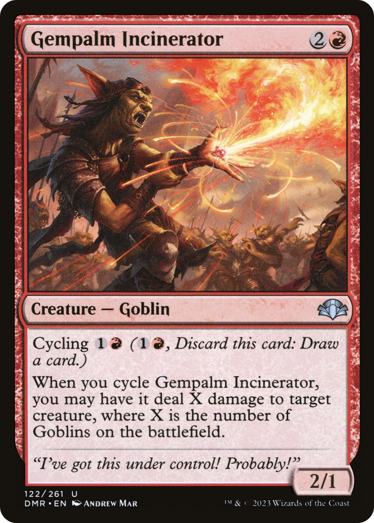 Gempalm Incinerator [Dominaria Remastered] | Grognard Games