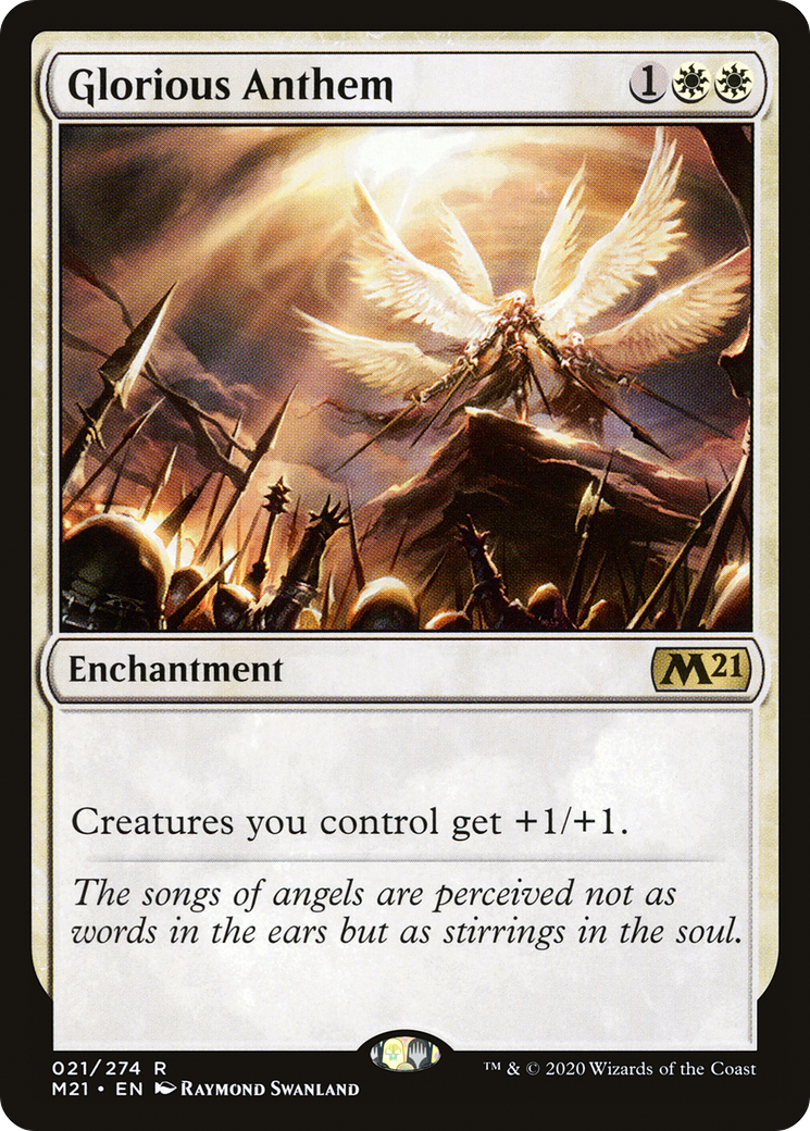 Glorious Anthem [Core Set 2021] | Grognard Games