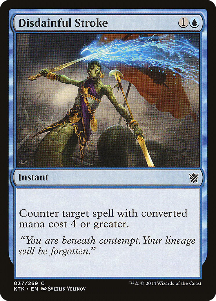 Disdainful Stroke [Khans of Tarkir] | Grognard Games