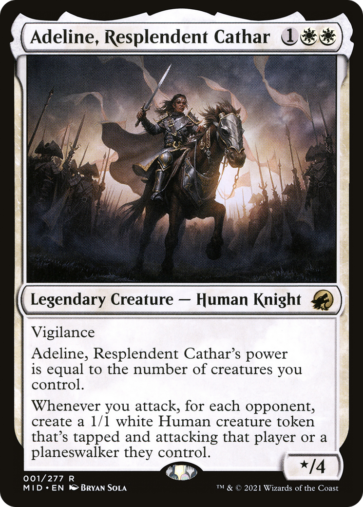 Adeline, Resplendent Cathar [Innistrad: Midnight Hunt] | Grognard Games
