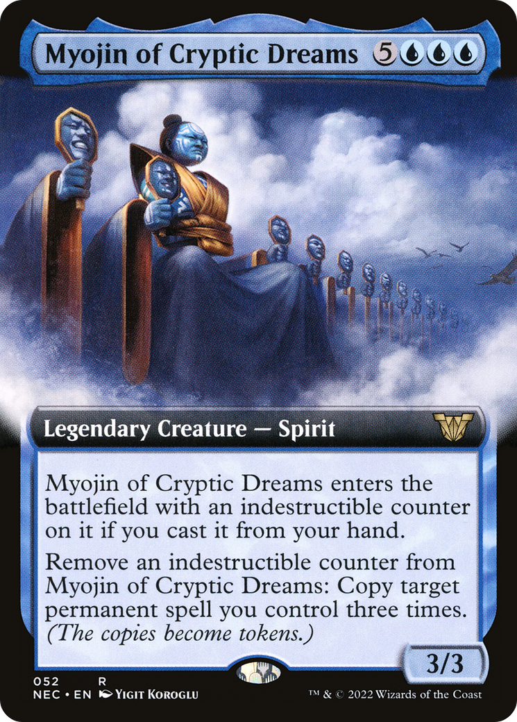 Myojin of Cryptic Dreams (Extended) [Kamigawa: Neon Dynasty Commander] | Grognard Games
