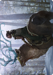 Boreal Outrider Art Card (ASKHM-042) - Art Series: Kaldheim (Borderless) | Grognard Games