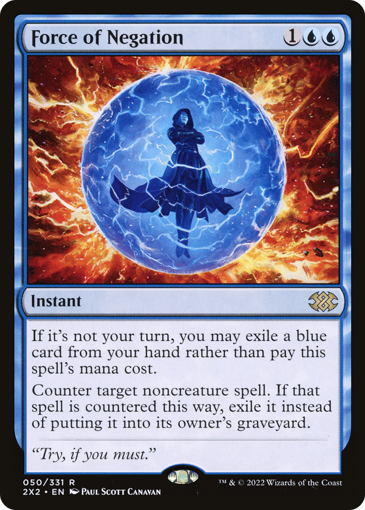 Force of Negation [Double Masters 2022] | Grognard Games
