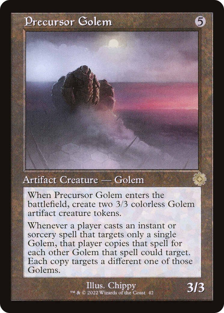 Precursor Golem (Retro) [The Brothers' War Retro Artifacts] | Grognard Games