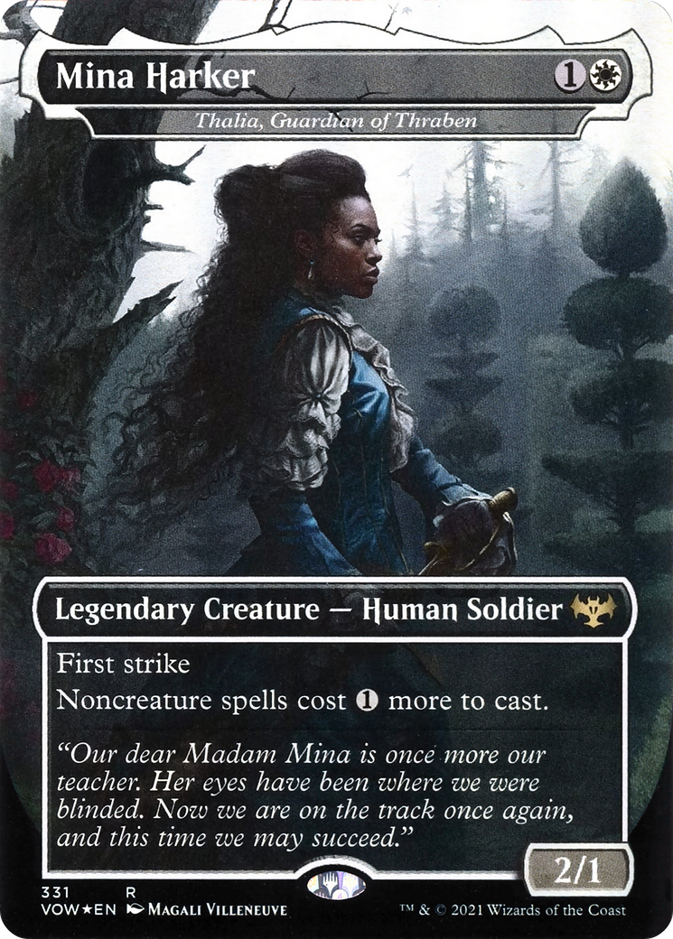 Thalia, Guardian of Thraben - Mina Harker [Innistrad: Crimson Vow] | Grognard Games