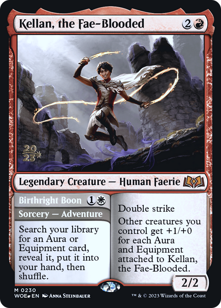 Kellan, the Fae-Blooded [Wilds of Eldraine Prerelease Promos] | Grognard Games