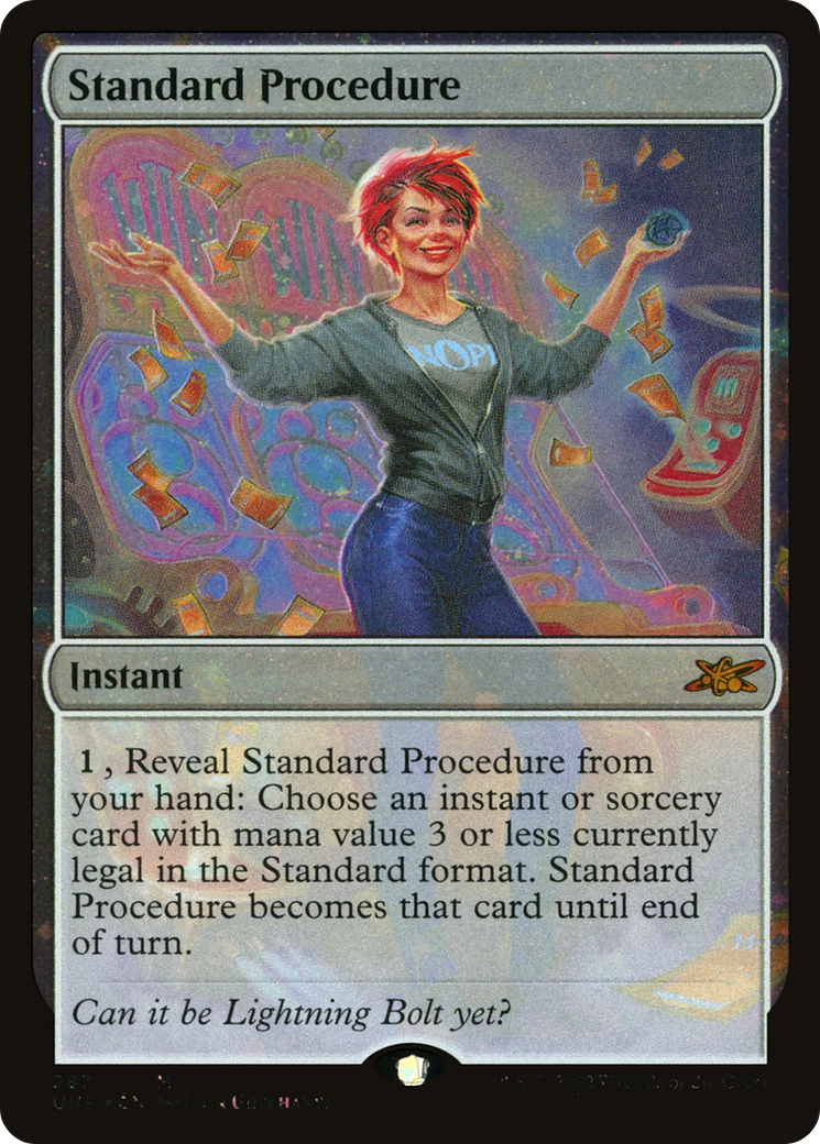 Standard Procedure (Galaxy Foil) [Unfinity] | Grognard Games