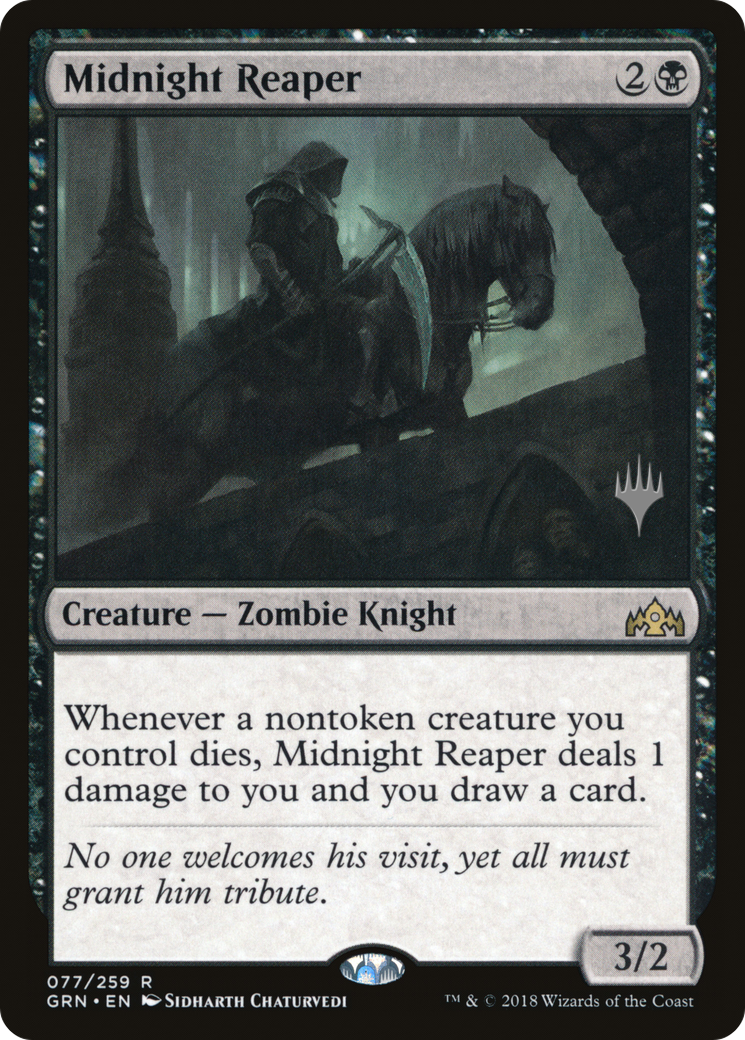 Midnight Reaper (Promo Pack) [Guilds of Ravnica Promos] | Grognard Games