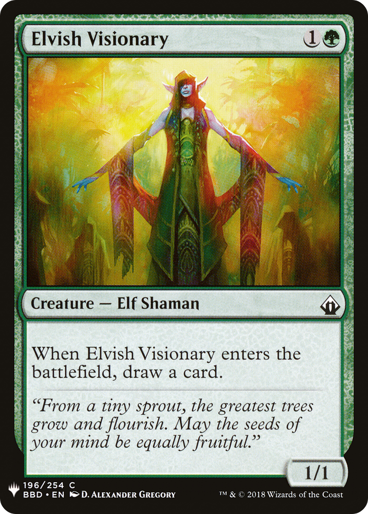 Elvish Visionary [Mystery Booster] | Grognard Games