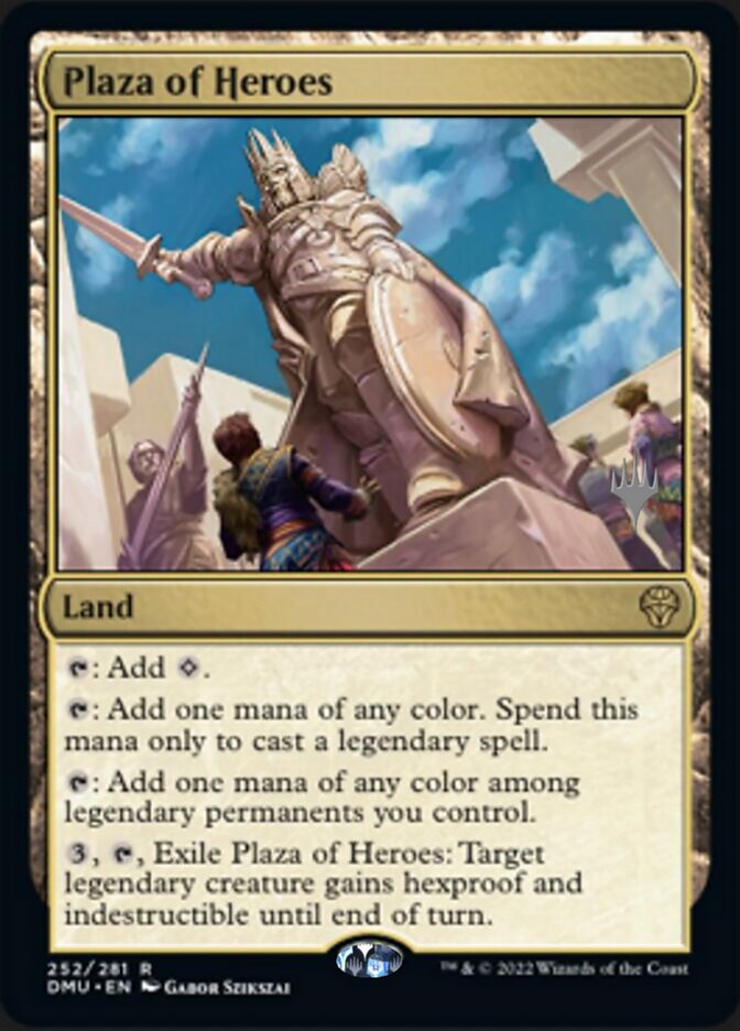 Plaza of Heroes (Promo Pack) [Dominaria United Promos] | Grognard Games