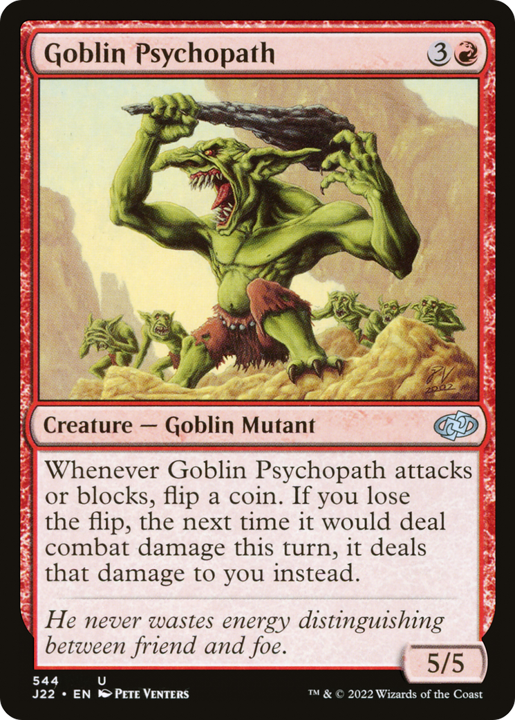 Goblin Psychopath [Jumpstart 2022] | Grognard Games