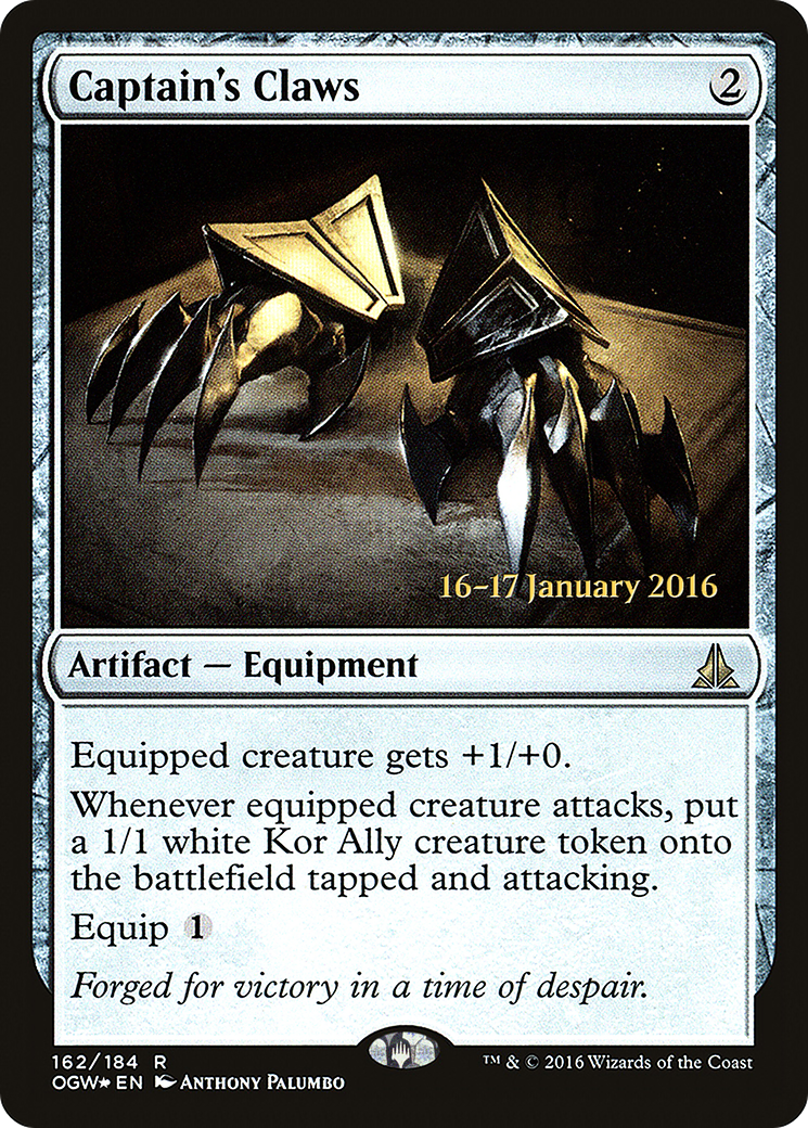 Captain's Claws [Oath of the Gatewatch Prerelease Promos] | Grognard Games