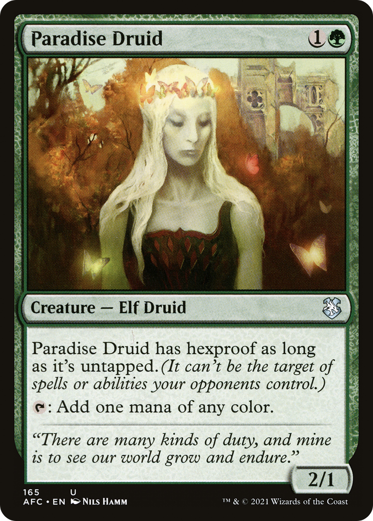 Paradise Druid [Dungeons & Dragons: Adventures in the Forgotten Realms Commander] | Grognard Games