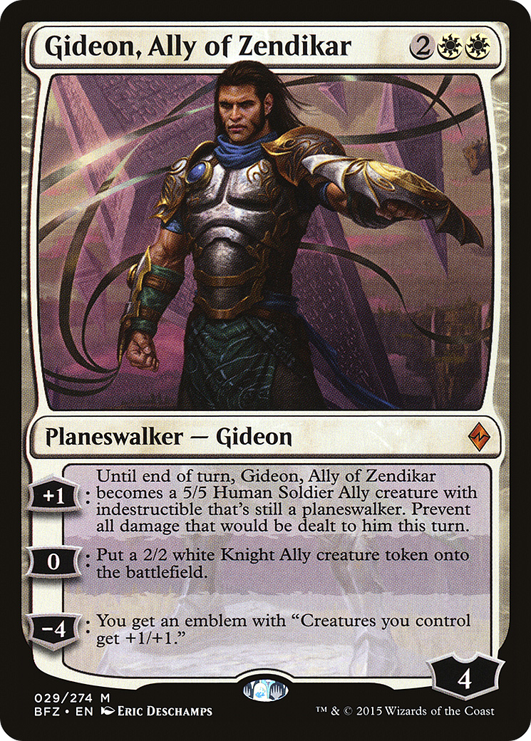 Gideon, Ally of Zendikar [Battle for Zendikar] | Grognard Games