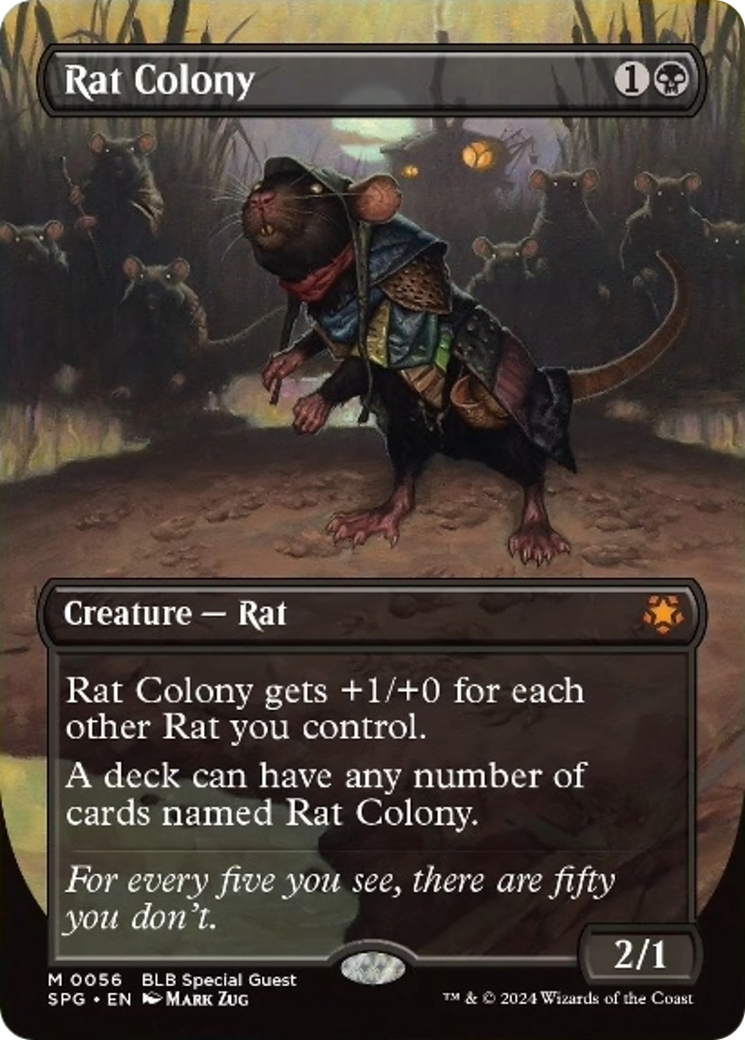 Rat Colony (Borderless) [Bloomburrow Special Guests] | Grognard Games