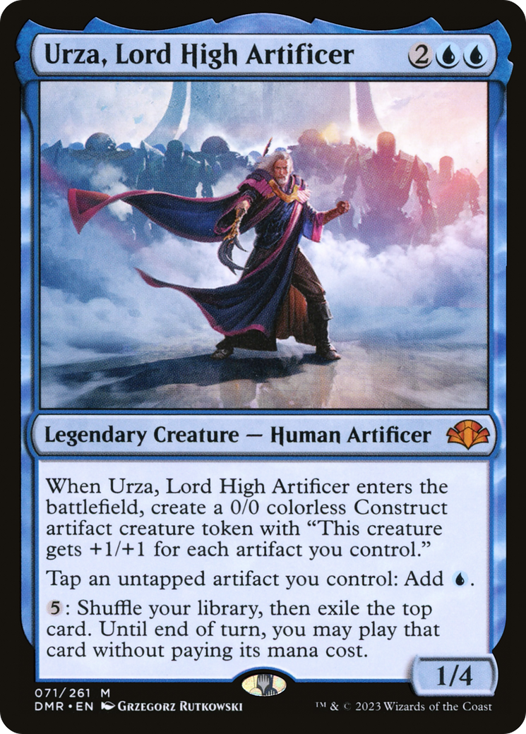 Urza, Lord High Artificer [Dominaria Remastered] | Grognard Games