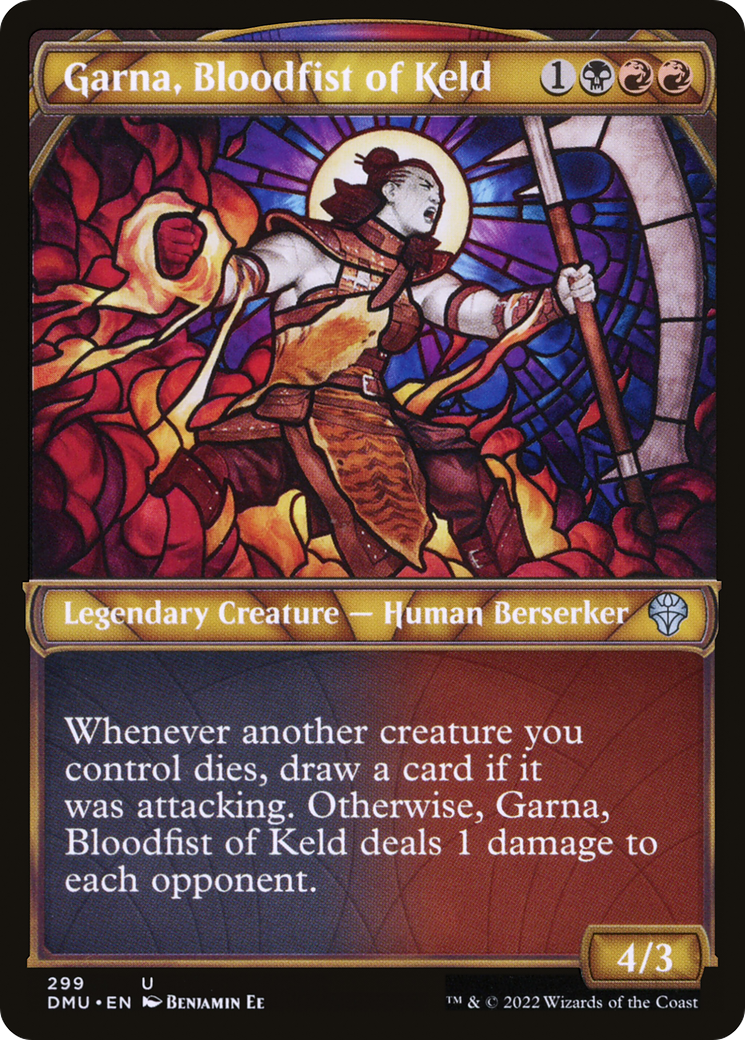 Garna, Bloodfist of Keld (Showcase) [Dominaria United] | Grognard Games