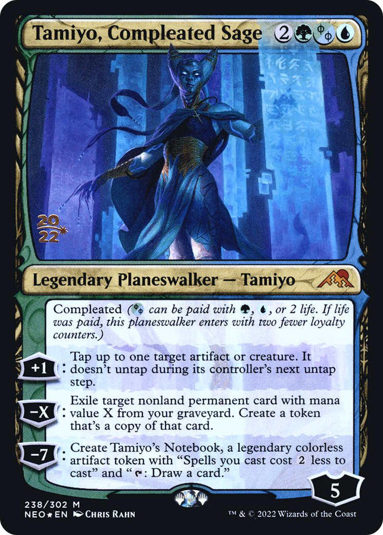 Tamiyo, Compleated Sage [Kamigawa: Neon Dynasty Prerelease Promos] | Grognard Games
