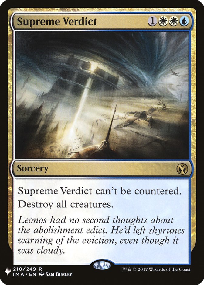 Supreme Verdict [Mystery Booster] | Grognard Games