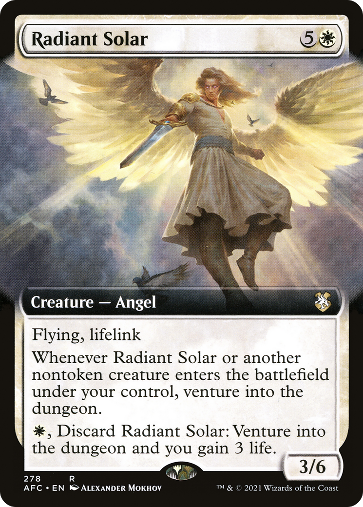 Radiant Solar (Extended) [Dungeons & Dragons: Adventures in the Forgotten Realms Commander] | Grognard Games