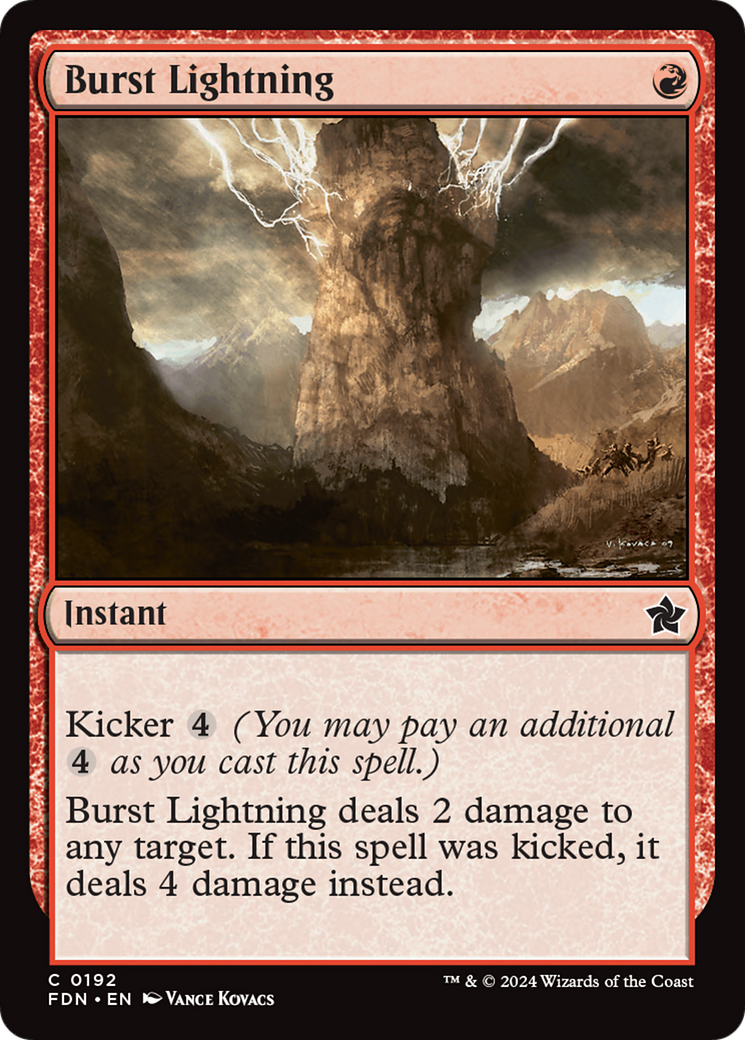 Burst Lightning [Foundations] | Grognard Games