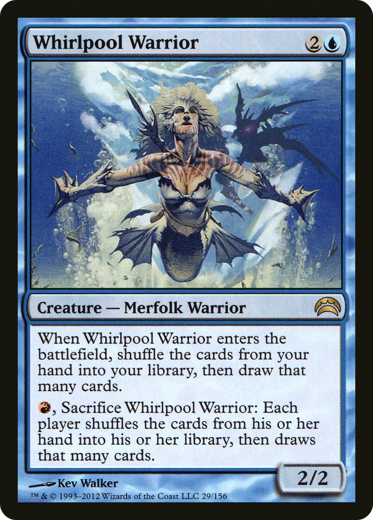 Whirlpool Warrior (PC2-029) - Planechase 2012 Foil | Grognard Games