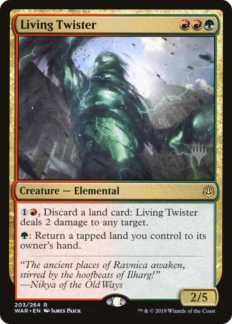 Living Twister (Promo Pack) [War of the Spark Promos] | Grognard Games