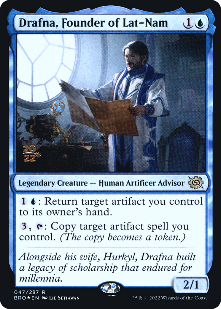 Drafna, Founder of Lat-Nam [The Brothers' War: Prerelease Promos] | Grognard Games