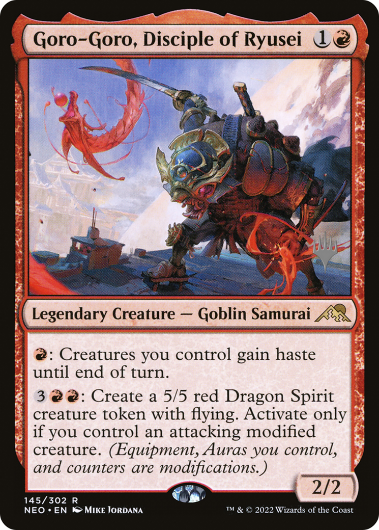Goro-Goro, Disciple of Ryusei (Promo Pack) [Kamigawa: Neon Dynasty Promos] | Grognard Games