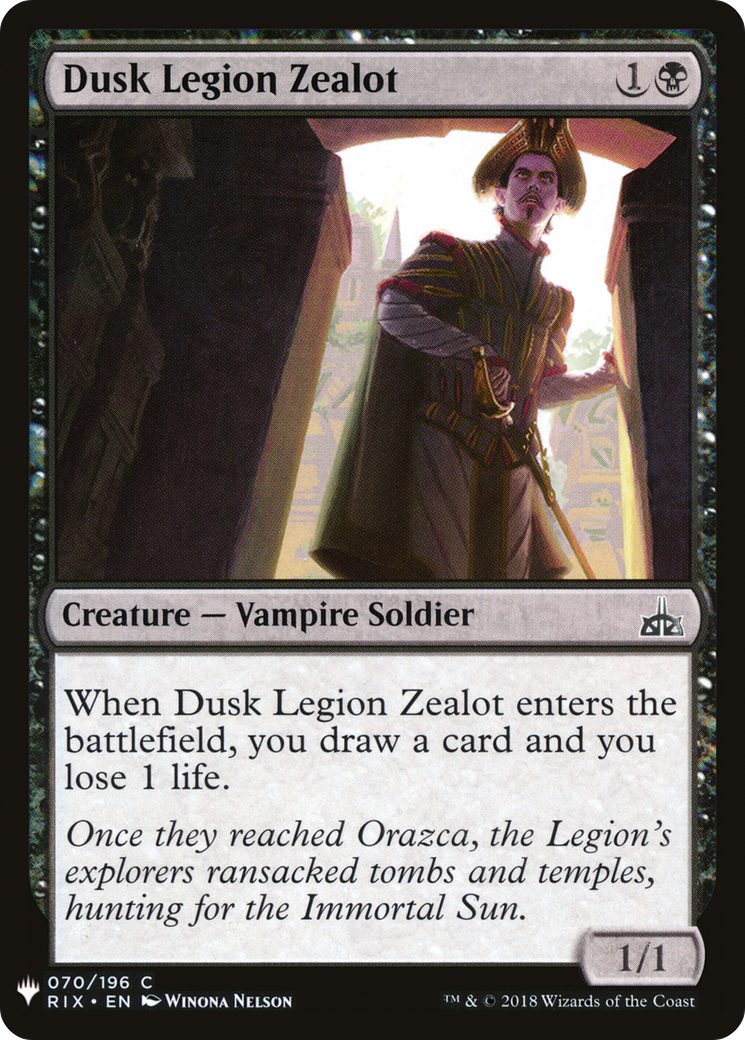 Dusk Legion Zealot [Mystery Booster] | Grognard Games