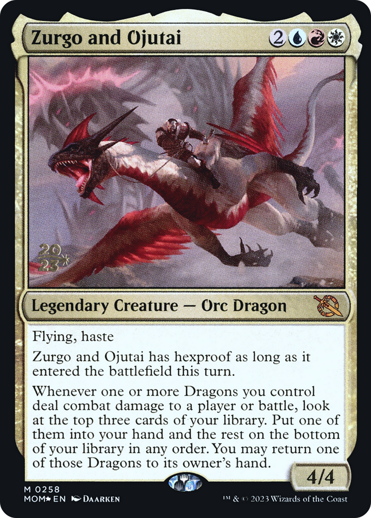 Zurgo and Ojutai [March of the Machine Prerelease Promos] | Grognard Games