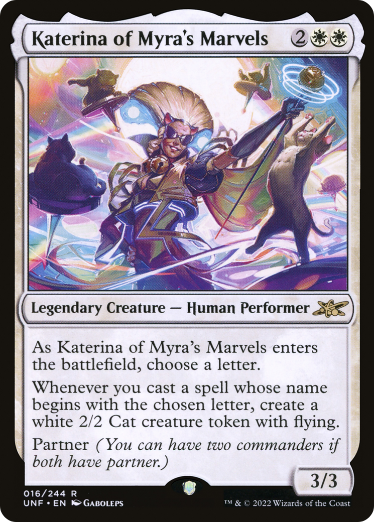 Katerina of Myra's Marvels [Unfinity] | Grognard Games