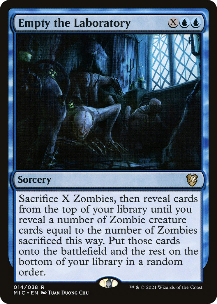 Empty the Laboratory [Innistrad: Midnight Hunt Commander] | Grognard Games