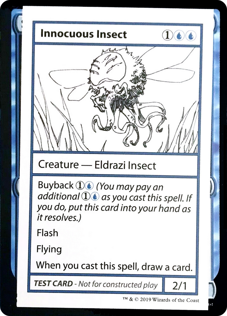 Innocuous Insect (2021 Edition) [Mystery Booster Playtest Cards] | Grognard Games
